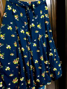 Floral Print Skirt