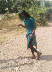 V-neck Kurta