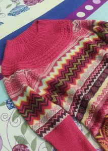 Multicoloured Wollen Dress