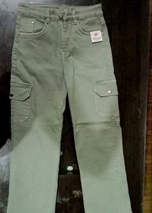Olive Green Cargo Pants