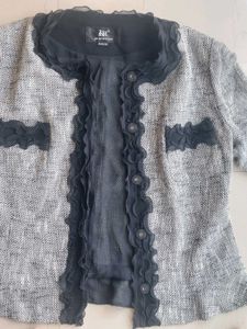 Black &amp; White Korean Style Jacket