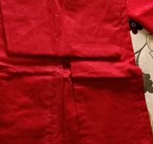 Red Rajput Saree