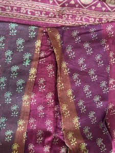 Box Pleats Vintage Patterned Maxi Skirt