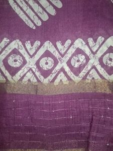 Elegant Purple Saree