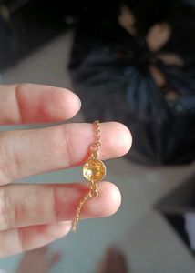 Giva 925 Real Silver Sphere Bracelet(Golden Color)