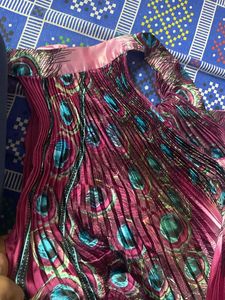 Peocock Printed Kite Shaped Top