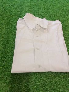 Classic White Button-Down Shirt