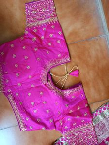 Beautiful Lhnga Choli With Heavy Blouse And Dupatt