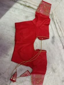 Red Colour Banarasi Silk Saree