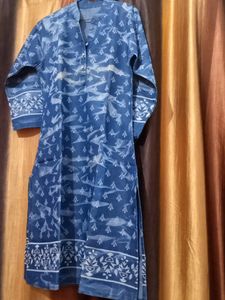 Denim Kurta