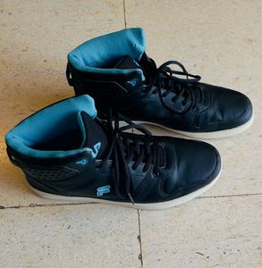 Fila Men Flavio Black/ACD Blue Sneakers-UK 10
