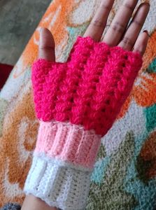 3 Handmade Fingerless Gloves
