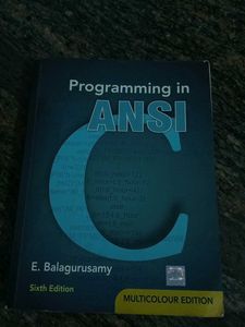 Programming In ANSI Book