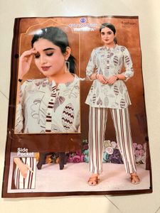 Floral Print Kurta Set