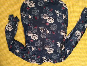 Floral Print Long Sleeve Shirt