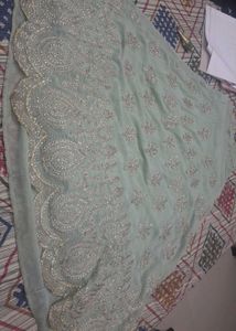 Elegant Ethnic sharara daimond work