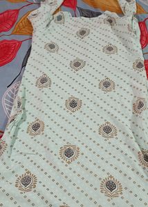 Pastel Green Colour Kurti