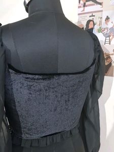 Black Velvet Top