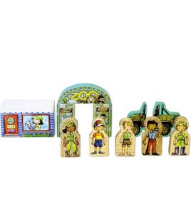 TS Shure Imported Wooden Zoo Blocks (UK Bought)