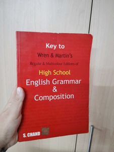 Wren & Martin's High School English Grammar Key