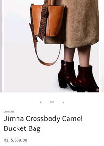 Jimna Cheetah Bucket Bag