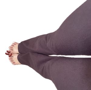 Burgundy Flared Pants
