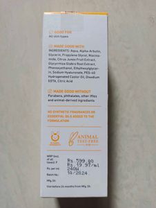 Alpha Arbutin 2% &amp; Hyaluronic Acid Face Serum
