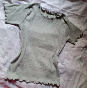 🩶 Grey Crop Top L 🩶
