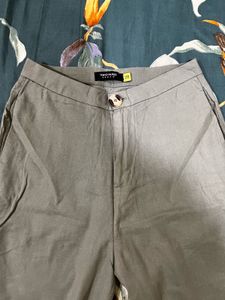 Wide Leg Trousers (olive Green)