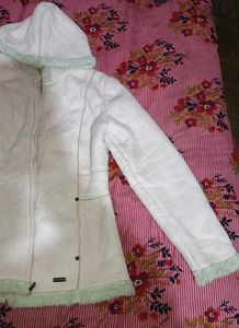 Cozy Cream Hooded Coat