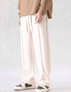 Creamy White Casual Pants