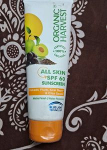 Organic Harvest Sunscreen SPF 60
