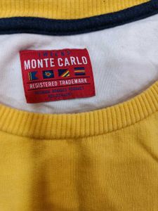 Y2k Yellow Graphic Sweatshirt