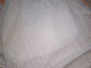 White Striped Sleeveless Dress