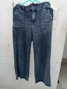 Straight Grey Jeans For Women !!!!