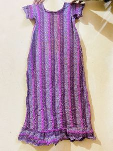 Boho Purple Maxi Dress