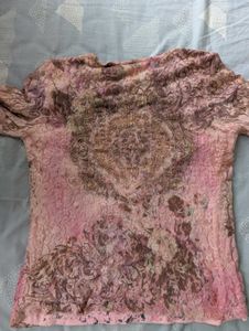 Pink Patterned Top