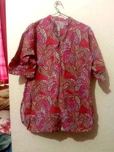 Pure Cotton Pink Kurta Beautiful Design...