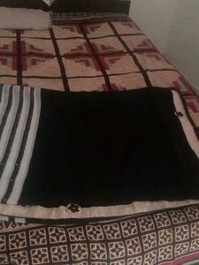 black saree