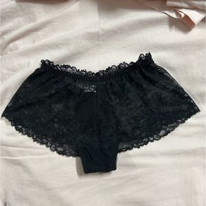 Black Lace Briefs