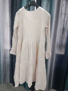 White Kurti with Pink Pants