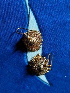 Vintage Gold Filigree Earrings