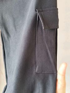 Black Cargo Trousers