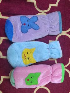 Baby Bath Mitts (Set of 3)