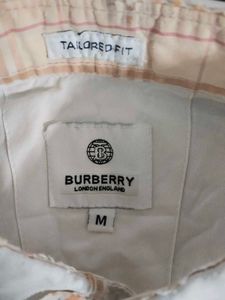 Original Burberry White Long Sleeve Shirt