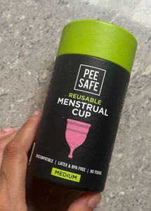 Pink Menstrual Cup | New | With Storage Pouch