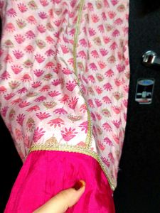 New Pink Printed Kurta💞
