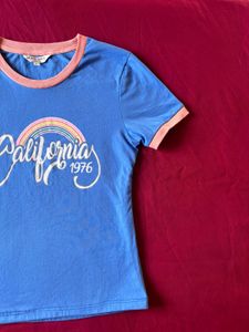 Blue Graphic T-shirt