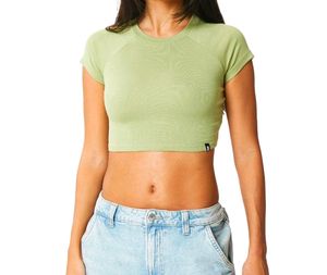 Sage Green Crop Top