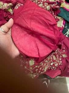 Drape Saree With Heavy Blouse